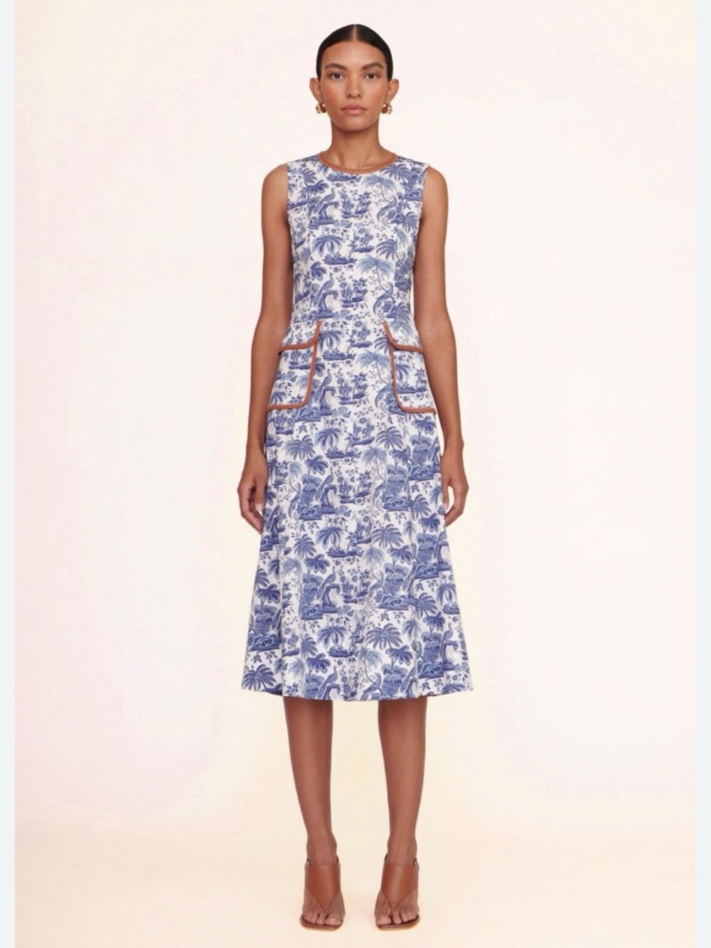 Staud Bait dress in Toile Whiskey